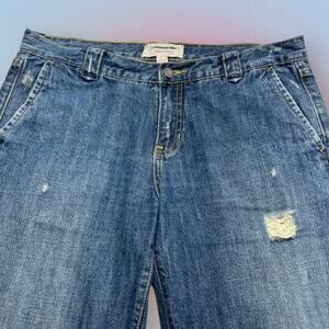 Vintage ABERCROMBIE & FITCH Women’s 10R Wide Leg Blue Jeans